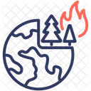 Habitat Destruction Burn Forest Icon