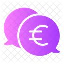 Hablar De Dinero Dinero Digital Euro Icon