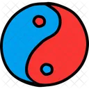 Yin Yang Filosofia Icono