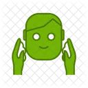 Cuidado Limpio Cara Icono