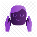 Cuidado Limpio Cara Icono
