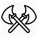 Hacha medieval  Icono