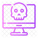 Hacking Ataque Cibernetico Malware Ícone