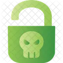 Hacked Lock Hacking Icon