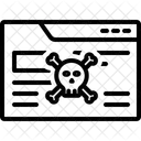 Hacked Site Hacked Cyber Attack Icon