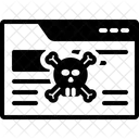 Hacked Site Hacked Cyber Attack Icon