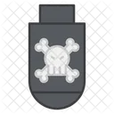 Infected Usb Infected Flash Infected Pendrive Icon