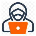 Hacker Cyber Intruder Digital Intrusion Icon