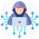 Hacker Hacking Activity Icon