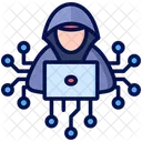 Hacker Hacking Activity Icon