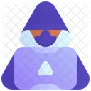 Hacker Pirateria Informatica Codificacion Icono
