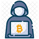Bitcoin Kryptowahrung Elektronisches Bargeld Symbol