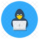 Hacker Activity Hacktivist Cybercriminal Icon