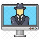 Spy Hacker Security Icon