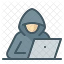 Hacker Person Cyber Crime Icon