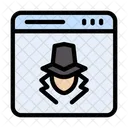 Hacker Cybercrime Spy Icon