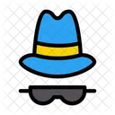 Hacker Spy Hat Icon