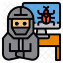Hacker Bug Virus Icon