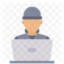 Cyber Crime Hacker Icon