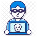 Hacker Cyber Protection Icon