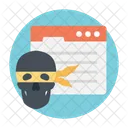 Browser Hijack Cybercrime Icon