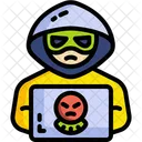 Hacker Padlock Virus Icon