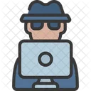 Hacker Attacker Security Icon