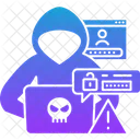 Cyber Crimes Cyber Security Hacker Icon