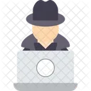 Hacker Crime Security Icon