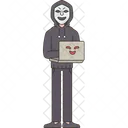 Hacker Criminal Cyber Icon