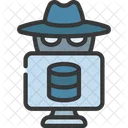 Hacker De Base De Datos Hacker Pirateria Icono