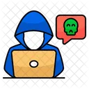 Hacker Chat Hacker Message Hacker Conversation Icon