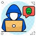 Hacker Chat Hacker Message Hacker Conversation Icon