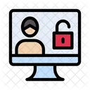 Hacker Computer Unlock Computer Hacker Icon