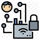 Hacker Wi Fi Sinal Icon