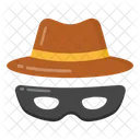 해커 액세서리 해커 모자 익명 아이콘