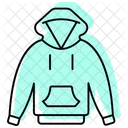 Hacker Hoodie Color Shadow Thinline Icon Icon