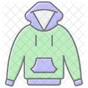 Hacker Hoodie Lineal Color Icon Icon