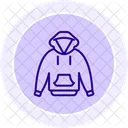 Hacker Hoodie Line Icon Icon