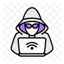 Hacker Cybercrime Data Icon