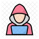 Hacker Internet Thief Icon