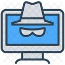 Cyber Security Hacker Icon