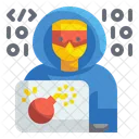 Hacker Security Mysterious Icône