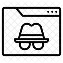 Kriminalitat Cyber Spionage Symbol