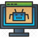 Hacker Botnet Spyware Icon