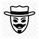 Hacker Mask Hacker Face Anonymous Icon