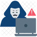 Hacker De Sitios Web Cibercrimen Ciberseguridad Icono