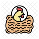 Gehacktes Huhn  Symbol