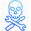 Hacking Tool Skull Hacker Icon