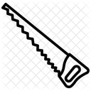 Hacksaw Black Outline Icon Icône